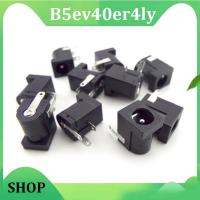 B5ev40er4ly SHOP B5ev40er4ly SHOP 5.5x2.1mm DC-005 DC Female Power Socket Plug Connectors Power Supply Barrel-Type Right Angle PCB Mount Terminal 5521