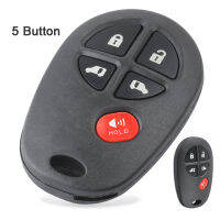 KEYECU FCC ID: GQ43VT20T Replacement 4+1 5 5+1 6 Button Remote Car Key Fob for Toyota Toyota Sienna 2004-2016