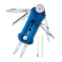 Victorinox มีดพับ/อุปกรณ์กอล์ฟ Swiss Army Knives - Golf Tool, Blue Transparent (0.7052.T2)