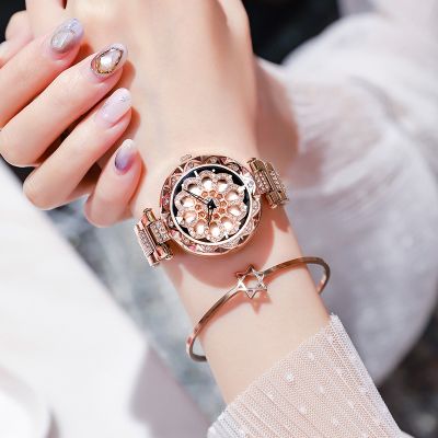 Ms manufacturer wholesale fortunes watches all over the sky star trill 2 kinds of electricity hot style names red set auger female table