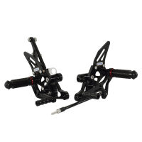 Motorbike For Yamaha FZ1 FZ1S Fazer 1000 2006 2007 2008 2009 2010 2011 2012 2013 2014 2015 2016 Adjustable Rider Rearset Footrests Foot Rest Pegs Rear Sets