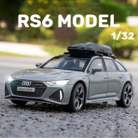 โมเดลรถยนต์ Audi RS6 สเกล 1:32 ของเล่นสําหรับเด็กผู้ชาย ของขวัญวันเกิด