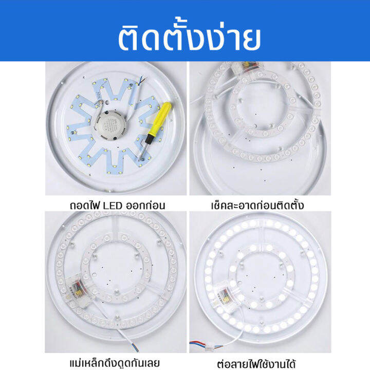 หลอดไฟ-jmf-แผงไฟเพดาน-led-28w-36w-36w3แสง-48w3แสง-รุ่น-jmf-cel-ชุดเปลี่ยนหลอดไฟ-โคมเพดาน-สินค้ามาตรฐาน-มอก-ประหยัดไฟ