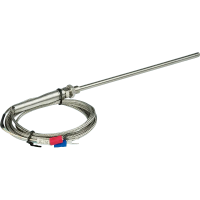 เทอร์โมคัปเปิ้ลThermocouple รุ่น XL-102A M8x1 (Dia5mm), 0-400ํC, K-TYPE, Cable Length 3M., Thermocouple Length (50/100/150/200mm.) "C-LIN"