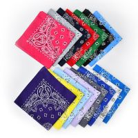 ♙۩☂ Unisex Fashion Scarf Women Men Bohemian Print Bandana Hair Bands Hip Hop Bandana Headwear Neck Wrist Wrap Band Square Scarf