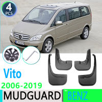 สำหรับ Benz Vito Viano V Class 2006 ~ 2019 W639 639 W447 447 Mudguard Mud Flaps Guard Splash Flap Mudguards รถอุปกรณ์เสริม