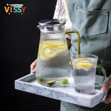 5PCS Glass Juice Jug Water Pots & Kettles Drinkware Type Pitcher Jug Sets  Glass Water Pitcher Sets Glass Pitcher Jug Set - China Glass Jug Set and Glass  Jugs price