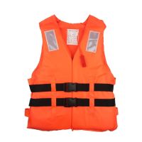 Adult Thickened Life Jacket Oxford Cloth Swimming Boating Water Sports Safety Life Jacket Double-Breasted Buoyancy Vest 2023  Life Jackets