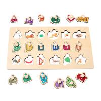 Wooden Puzzle Board Blocks Fine Motor Skills Shape Puzzle Improve Cognitive Abilities Parent Child Interactive Toy for Preschool Wooden Toys