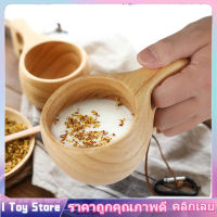 【ถูกๆ】ยางไม้สองถ้วยหลุม Wooden Coffee Cup KUKSA แก้วกาแฟถ้วยน้ำ CUSTOM ถ้วยไม้