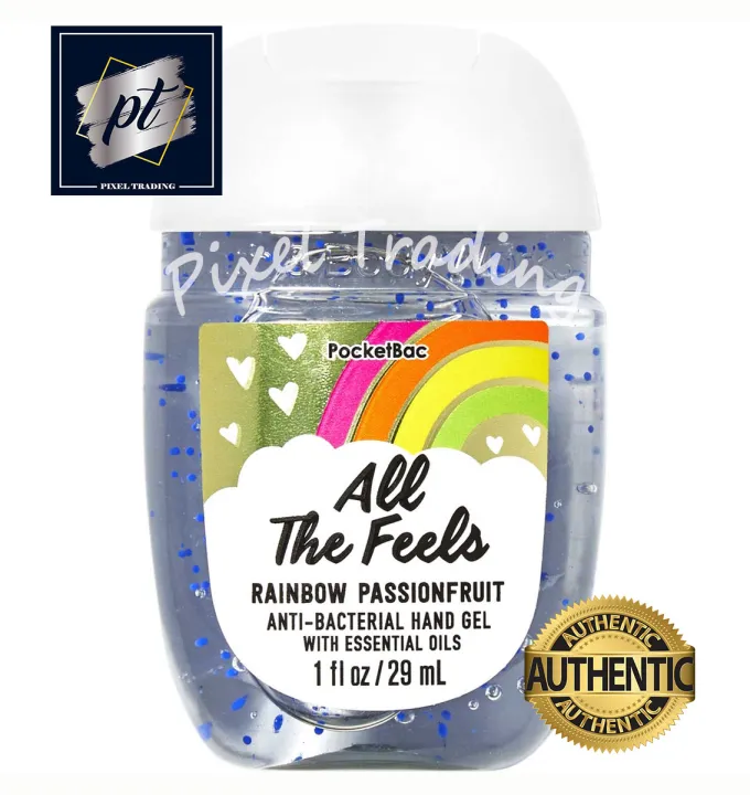 Bath and Body Works Pocketbac Hand Sanitizer Rainbow Passionfruit All