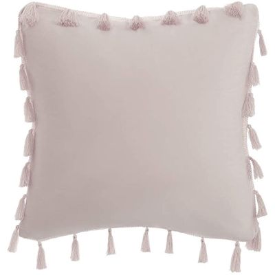 Pink Grey Yellow Navy Green Blue Beige Cushion Cover with Tassel Pillow Cover Bedroom Sofa Decoration PillowCase 45x45cm