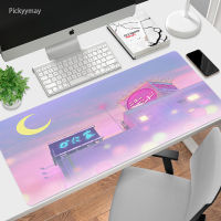 90x40cm Large Mouse Pad Cute Cartoon Anime Sailor Moon Landscape Gaming Keyboard Hd Thickened Table Mats Carpet Locking Edge
