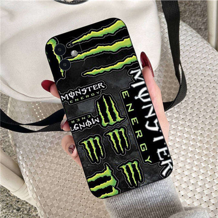 casing-หรับ-iphone-11-12-mini-x-xs-xr-pro-max-6-6s-7-8-6-7-8-plus-5-5s-se-2020-el80-monster-energy-pattern-phone-เคสโทรศัพท์-อ่อนนุ่ม-tpu-black-ปก