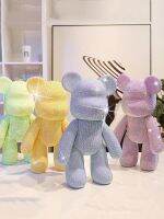 DIY Handmade Bear Figurines ภาพวาดเพชรภายใน Rhinestone Aesthetic Bear Kawaii หัตถกรรมเครื่องประดับตกแต่งบ้าน