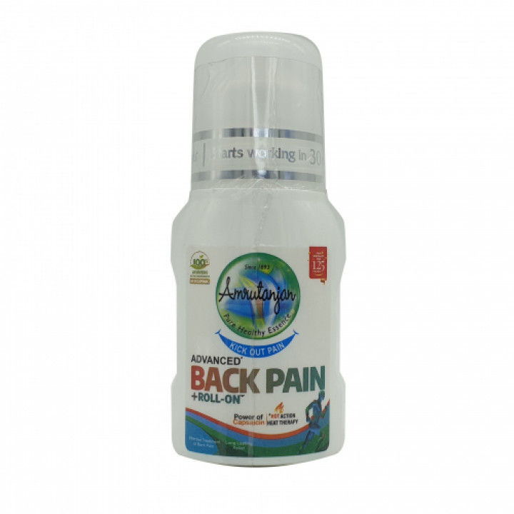 Amrutanjan  Back Pain +Roll-On: Buy Roll-on bottle of 50 ml Balm