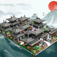 อณุภาคเล็ก DIY ของเล่นสำหรับเด็กอาคารประกอบบล็อก Suzhou สวนแบบ3-In-1ของเล่นเกมปริศนา