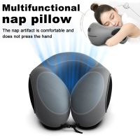 Multifunction U Shaped Memory Foam Neck Pillows Soft Travel Pillow Massage Neck Pillow Airplane Sleeping Pillows For Adult Child