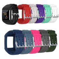 ❈♈ Soft Silicone Sports Bracelet Wrist Band Watch Strap for Polar M600 GPS Smart Sport Watch Classic Stainless Steel Buckle