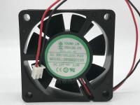 YOUNGLIN 6020 DFS602012H DC12V 2.0W 2-wire 6CM silent cooling fan （2023/ต้นฉบับ） power amplifire fan พัดลมระบายอากาศ