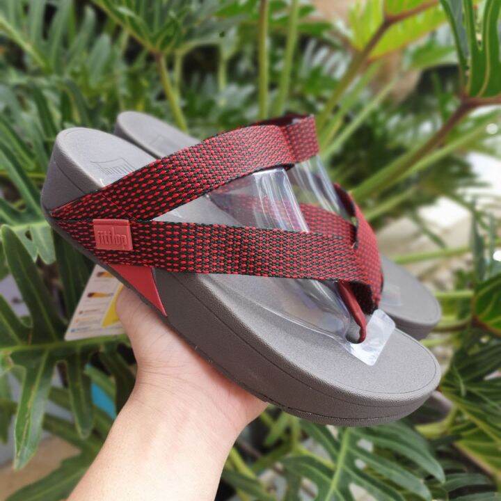 รองเท้าเเตะ-fitflop-sling-รุ่นลายจุด-สีดำ-สีน้ำเงิน-สีแดง-ไซร้-36-40-พร้อมส่งทุกคู่