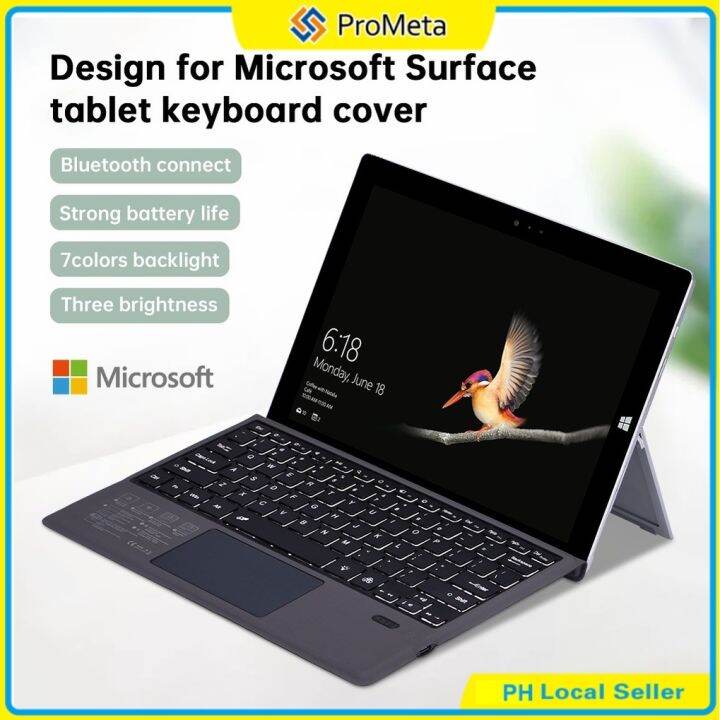 Microsoft Surface Keyboard Backlit Wireless Type Cover for Surface Pro