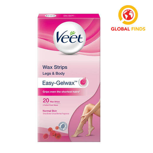 Veet Wax Strips With Easy Gel 20's Wax Strips Body and Legs Lazada PH