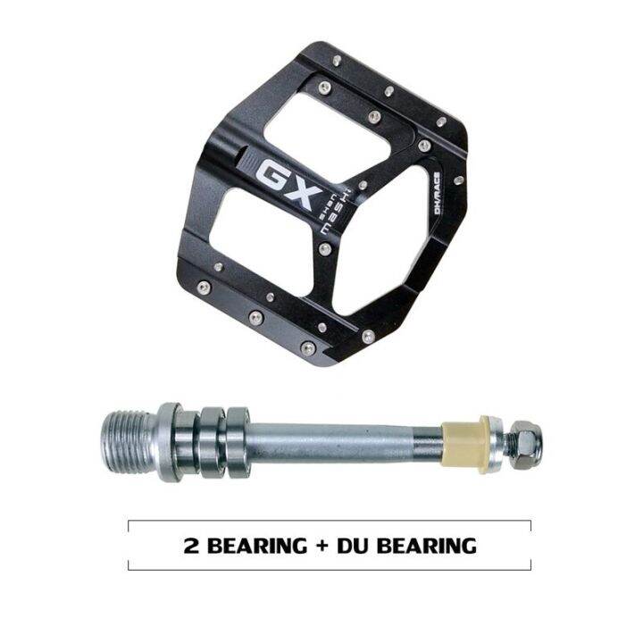 ตัวเครื่องอะลูมิเนียม-cnc-ปิดผนึกแป้นถีบจักรยานที่เหยียบแบน-gx-สำหรับจักรยานภูเขา-mtb-3ส่วนที่ปั่นจักรยาน