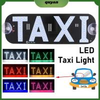 QUYAN สัญญาณบีคอน ไฟแท็กซี่ LED พอร์ตยูเอสบี 45SMD 2835 ไฟสัญญาณรถ สีสันสดใส พร้อมสวิตช์ ไฟแสดงสถานะรถแท็กซี่ อุปกรณ์เสริมรถยนต์