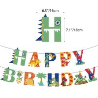 Dinosaur Birthday Garland Dino Happy Birthday Banner Jurassic World Party Supplies Banners Streamers Confetti