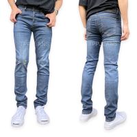 TPPJEANS BM Mens Slim-Fit Denim กางเกงยีนส์ชาย ทรงสลิมฟิต แต่งสะกิดขาดเข่า ผ้ายืดเป้ากระดุม เนื้อผ้ายืดหยุ่นสวมใส่สบายมาก Size 28-36 รับชำระปลายทาง