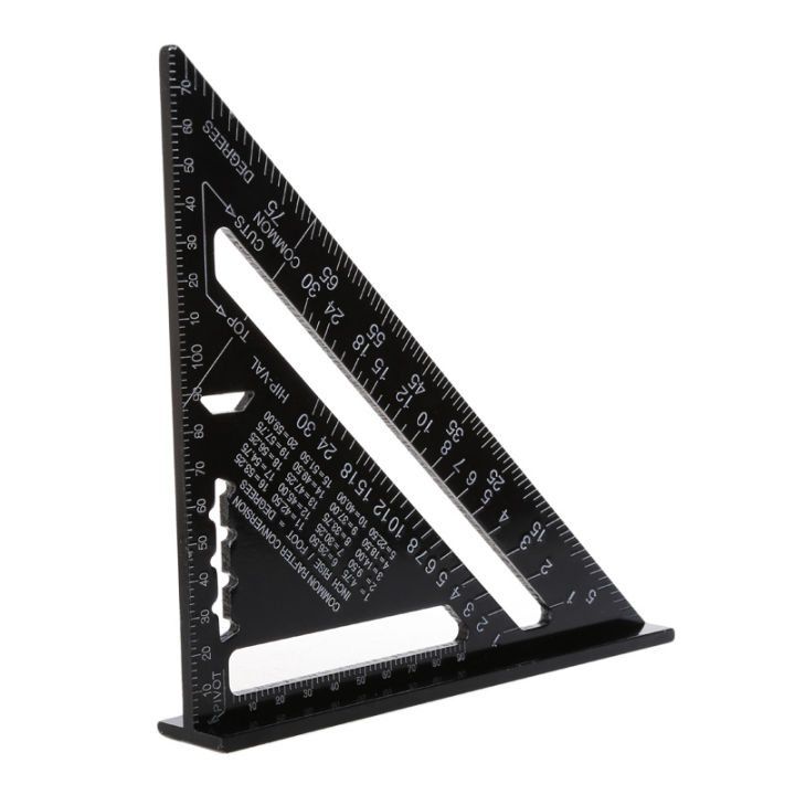 7-metric-aluminum-alloy-speed-square-roofing-triangle-angle-protractor-square-carpenters-measuring-sharpeners