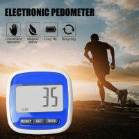 จอแอลซีดี Pedometer สำหรับการเดินวิ่งจ๊อกกิ้งการฝึกอบรมขั้นตอนที่เคาน์เตอร์คู่คีย์มินิดิจิตอลคำนวณคลิปบน Passometer