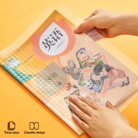 Transparent Book Covers 10Sheets A4 16K 32K School Students Protect Book Cut Angle Easy to Use Safe Material CPP Office Brochure