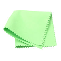 Musical Instruments Cleaning Polishing Cloth 15cm*15cm Size Double-Sided Soft Microfiber Cloth Musical Instrument Accessories for Guitar Bass Violin Piano Green