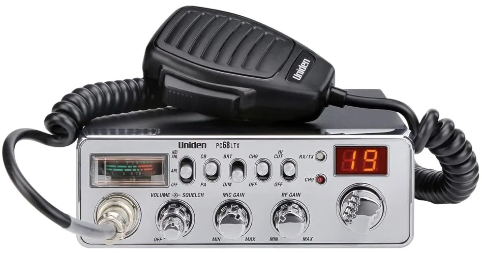 Uniden PC68LTX 40-Channel CB Radio with PA/CB Switch, RF Gain Control, Mic  Gain Control, Analog S/RF Meter, Instant Channel 9, Automatic Noise Limiter,  and Hi-Cut Switch,Silver | Lazada