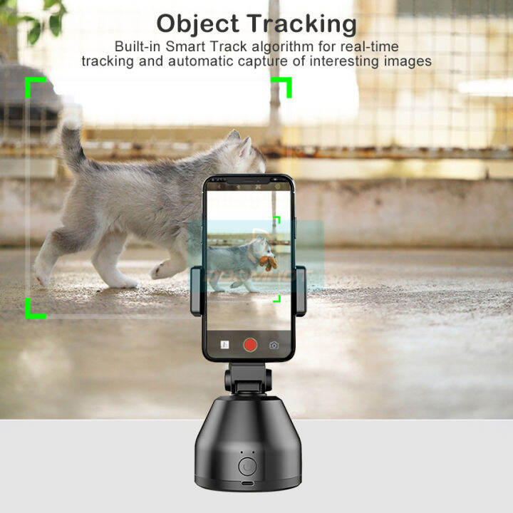 doomhot-สมาร์ทโฟนติดตามใบหน้าหมุนได้360-กล้องอัจฉริยะตัวติดตามส่วนประกอบ-ai-แพนขึ้นเอียงได้โดยอัตโนมัติระบบติดตามใบหน้าและวัตถุ-vlog-ยิงสมาร์ทโฟนที่ยึดแนวตั้งและแนวนอนแบบพกพาสมาร์ทโฟนพร้อมติดตามแพน-เอ