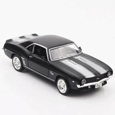 1:36 Camaro 1969 D Iecast ยานพาหนะรถยนต์รุ่นดึงกลับรถเก็บรถของเล่น