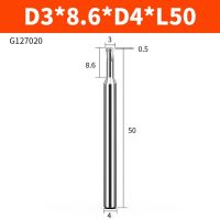 【❂Hot On Sale❂】 jinlan7363036 Huhao ดอกเราเตอร์สำหรับเครื่องกัดอลูมิเนียม Cnc แบบสามซี่มี3ร่อง4ใบเราเตอร์บิท4-16 Shk เครื่องตัดมิลลิ่งอัลลอยเหล็กกล้าทังสเตน