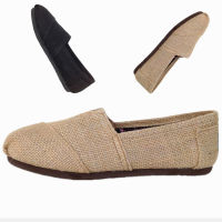 Low-cut linen overshoes casual lazy shoes lightweight canvas shoes linen gastrodia straw rope woven beggar shoes