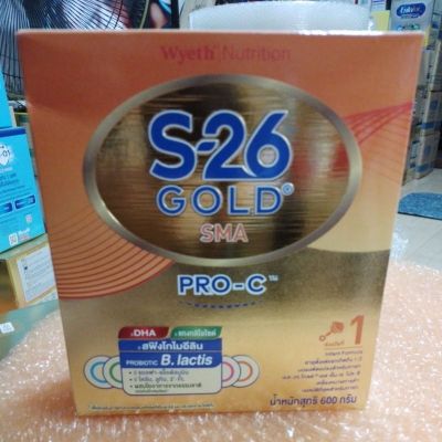 นมผงสูตร 1 S-26 GOLD PRO-C ขนาด 600g