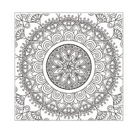 Mandala DIY Silicone Clear Stamp Cling Seal Scrapbook Embossing Album Decor