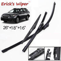 Wiper LHD Front &amp; Rear Wiper Blades Set For Subaru Legacy Outback BT 2020 - 2023 Windshield Windscreen Window 26"18"16"