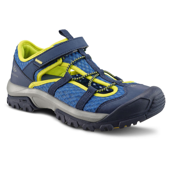 Decathlon Boys Lightweight Hiking Sandals (Elastic Laces) - Quechua ...