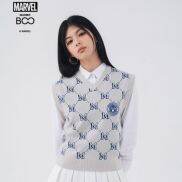 Áo Gile BOO Unisex Dáng Regular Thêu Logo Marvel BZL