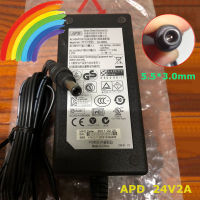 Original APD 24V 2A For LED Monitor Audio power adapter DA-48M24 5.5x3.0mm