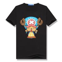 ญี่ปุ่นAnime One Piece Chopper 3Dพิมพ์โพลีเอสเตอร์ 100% เส้นใยเสื้อยืดฤดูร้อนแขนสั้นOคอTเสื้อขนาดใหญ่tees