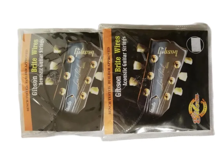 Gibson Brite Wires Acoustic Guitar Strings ( TWO SET'S ) Lazada PH
