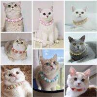 สุทธิสีแดงกับย่อหน้าเดียวกันปลอกคอสัตว์เลี้ยงน่ารักญี่ปุ่นเกาหลี Dog Cat Ball สร้อยคอลูกบอล Handmade แมวผม Collar