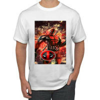 Deadpool TEE New Mens เสื้อยืดสีขาวขนาด S ถึง 3XL